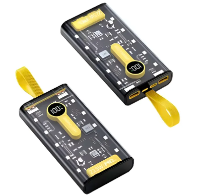 ZOOM TRANSPARENT POWER BANK 10000mah - TaraRani