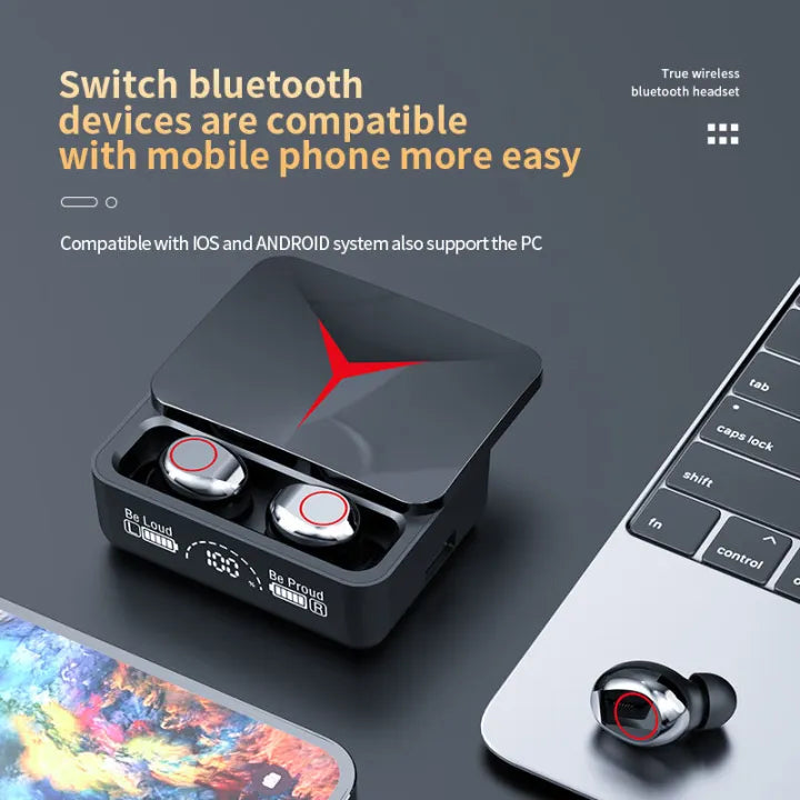 Original M90 TWS Wireless Earbuds Touch Control