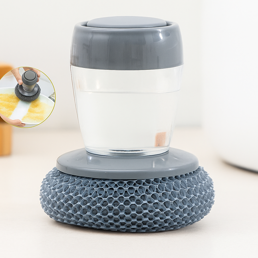 Kitchen Soap Dispensing Palm-Brush