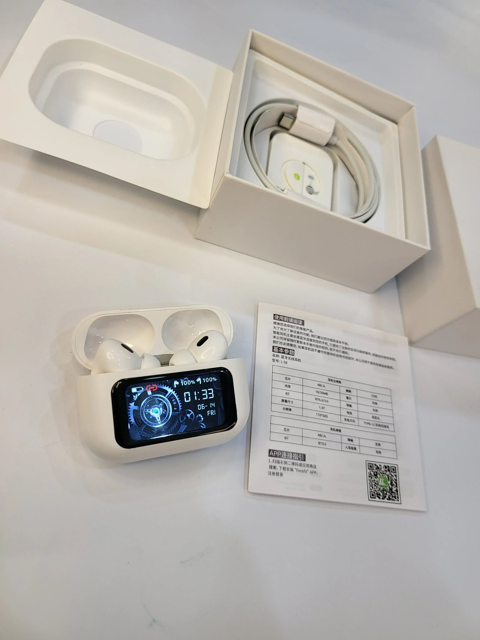Airpods Pro With Touch Display Screen - TaraRani