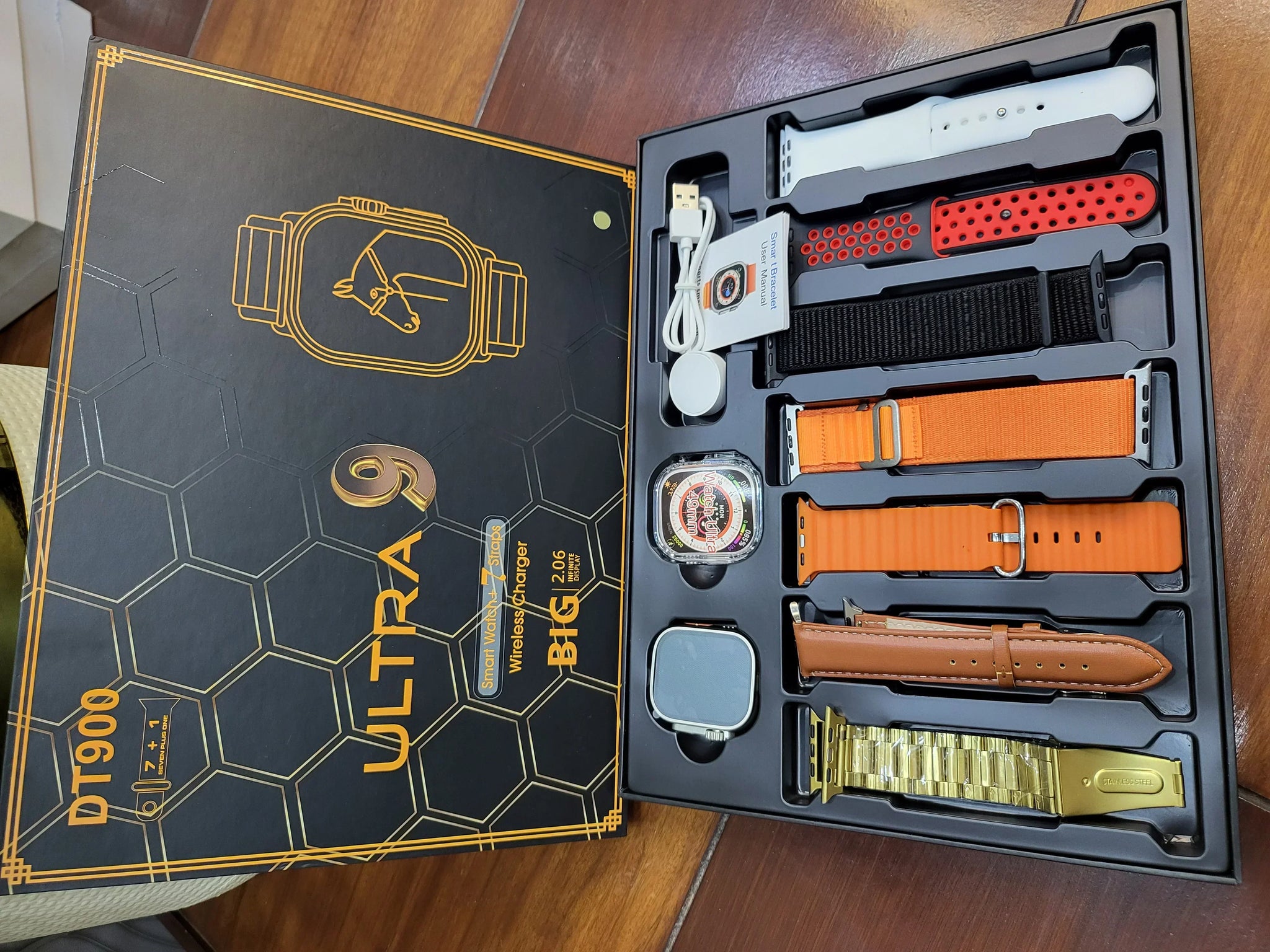 DT900 7 STRAP SMART WATCH - TaraRani